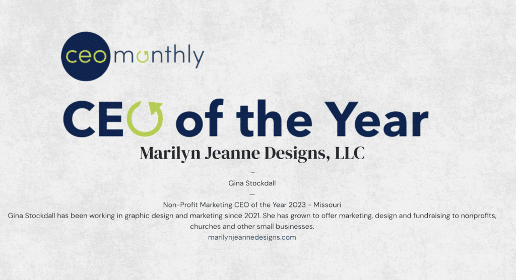 Faith, Resilience, and Impact How Marilyn Jeanne Designs is Transforming Nonprofit Marketing