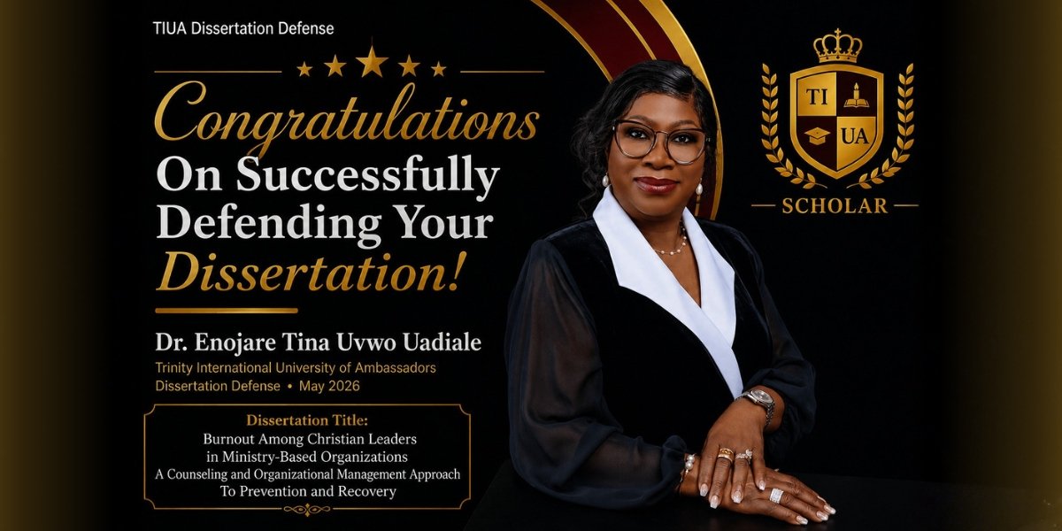 Dr. Noja Uvwo-Uadiale, PhD, Leading with Purpose, Faith, and Transformational Impact